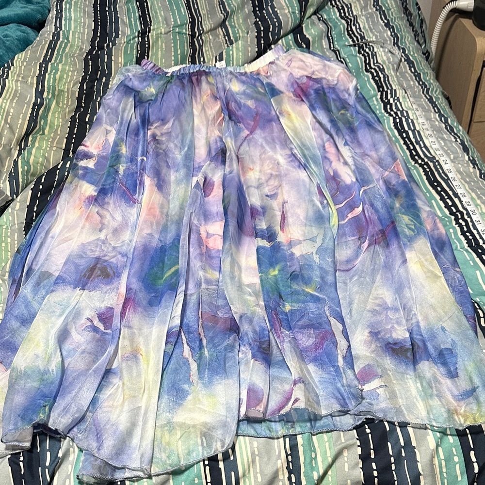 Chicwish Multicolor Floral Skirt